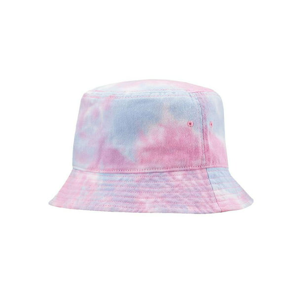 Tie Dye Bucket Hat with Charms Chains